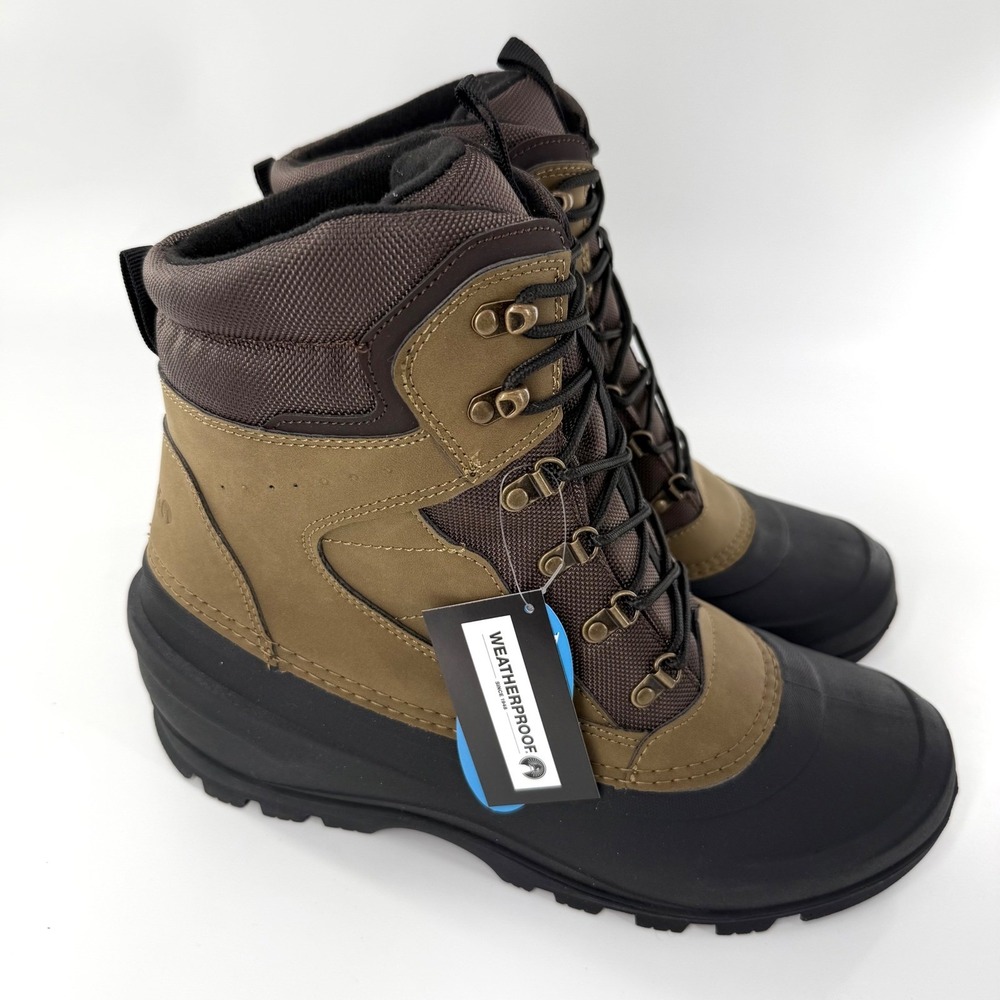 Weatherproof Blake Hiking Boots Mens 13 Olive New Waterproof Thinsulate